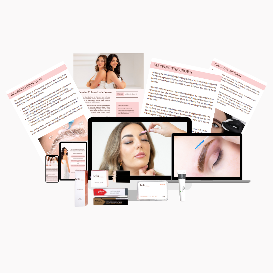 Eyebrow lamination course