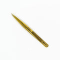 Vetus Eyelash Extension Tweezers Gold Straight
