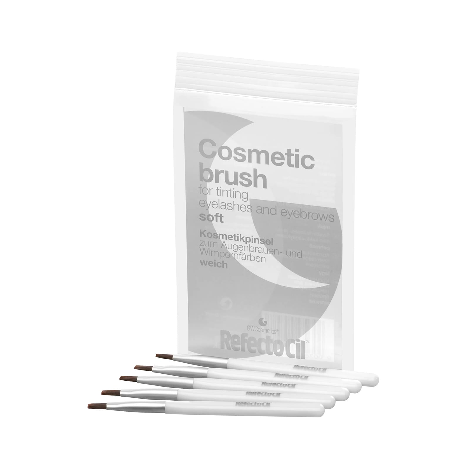 Refectocil Soft Cosmetic Applicator Brushes 5 Pack