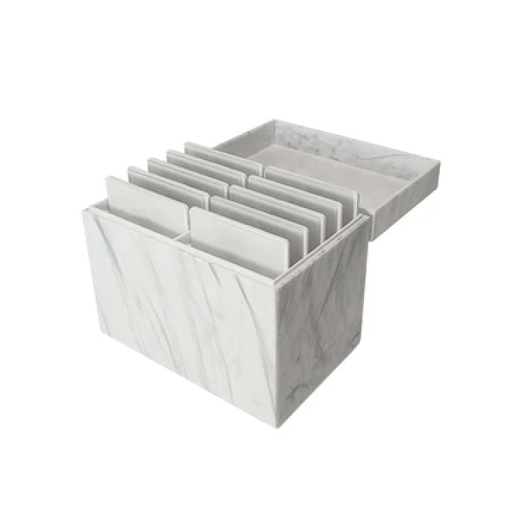 ACRYLIC LASH TILE STORAGE BOX WITH 10 LASH TILES
