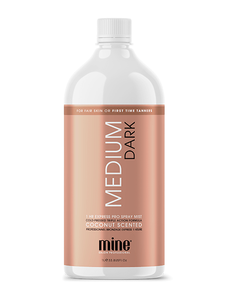MINE 1Lt MEDIUM DARK PRO SPRAY MIST SOLUTION