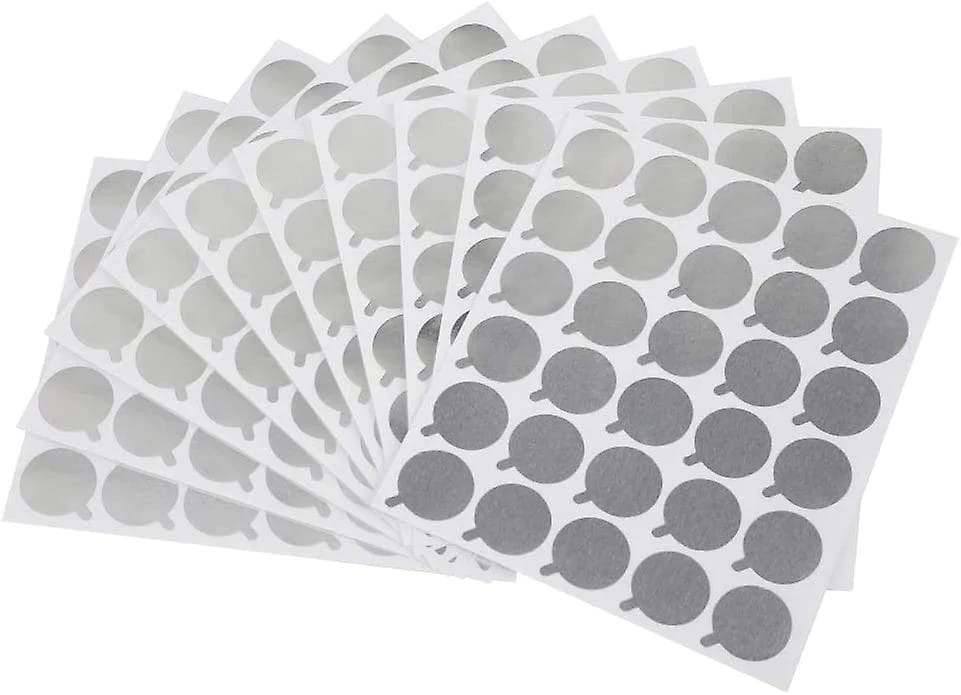 SILVER LASH GLUE DISPOSABLE PALETTE STICKERS 10 SHEETS